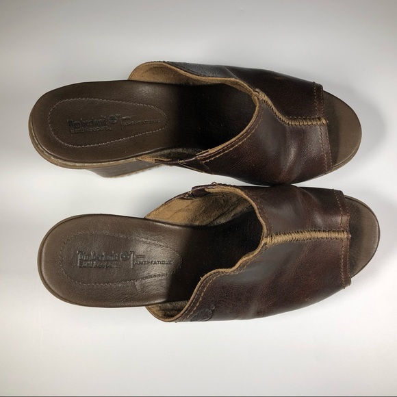 Timberland Brown Dandforth Earth Keeper Mule Clog - Picture 2 of 8